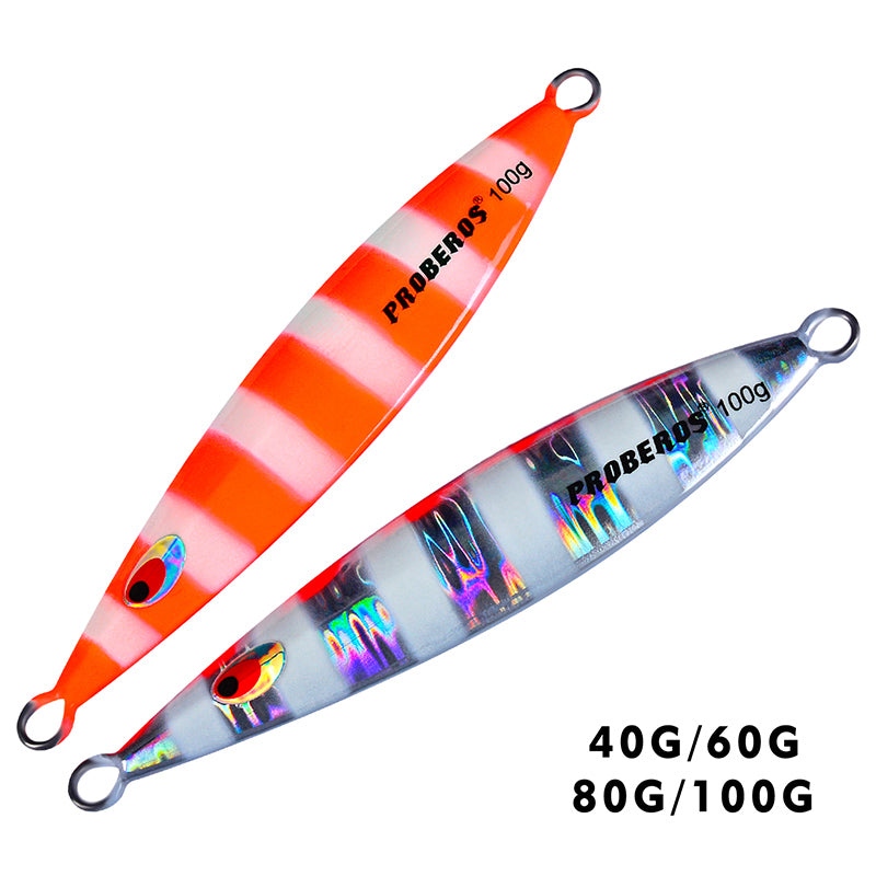 KATUYSHA 40g-60g-80g-100gGlowing Sea Fishing Lure Long Throw Metal Lure Boat Fishing Bait Seawater Jigging Lure