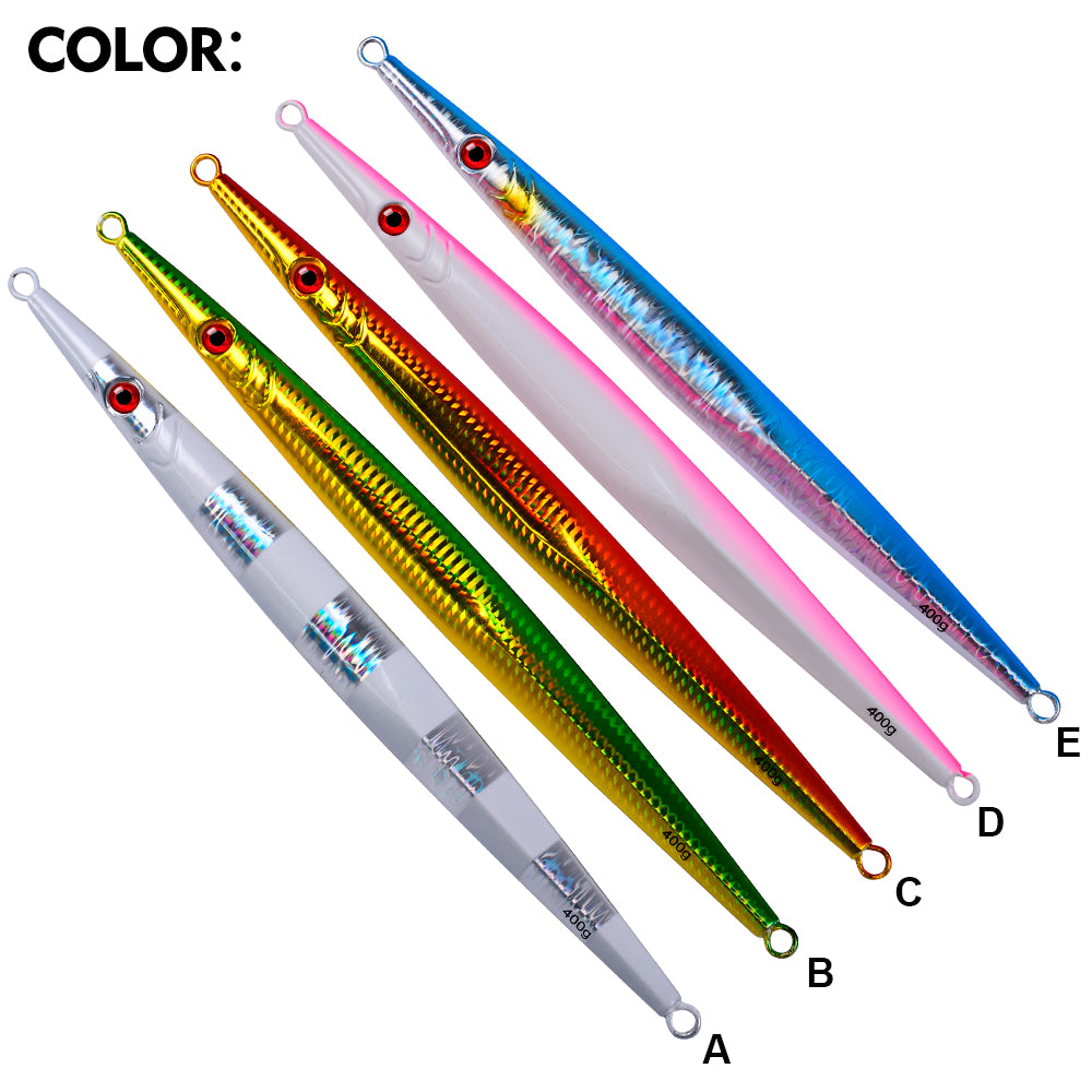 KATUYSHA 160G-200G-250G-300G-400G Glowing Sea Fishing Lure Long Throw Metal Lure Boat Fishing Bait Seawater Jigging Lure