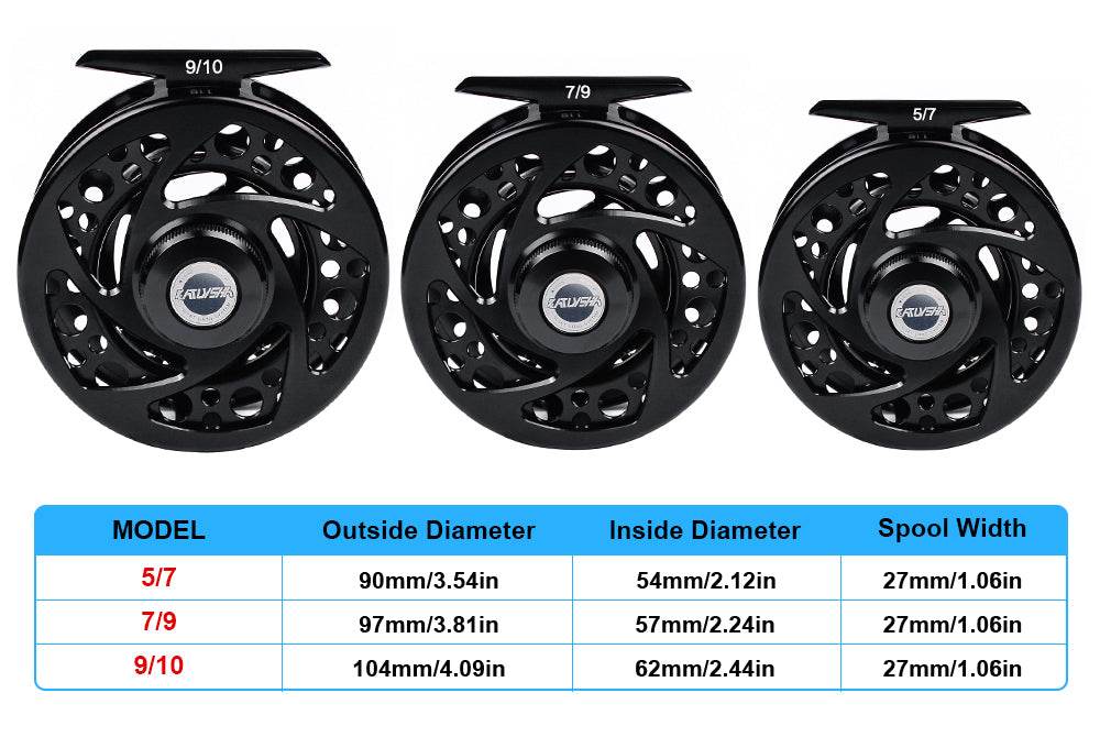 PROBEROS® FR07N COLOR C PREMIUM SEALED BEARING FLY REEL Precision Redefined for the Discerning Angler - Proberos