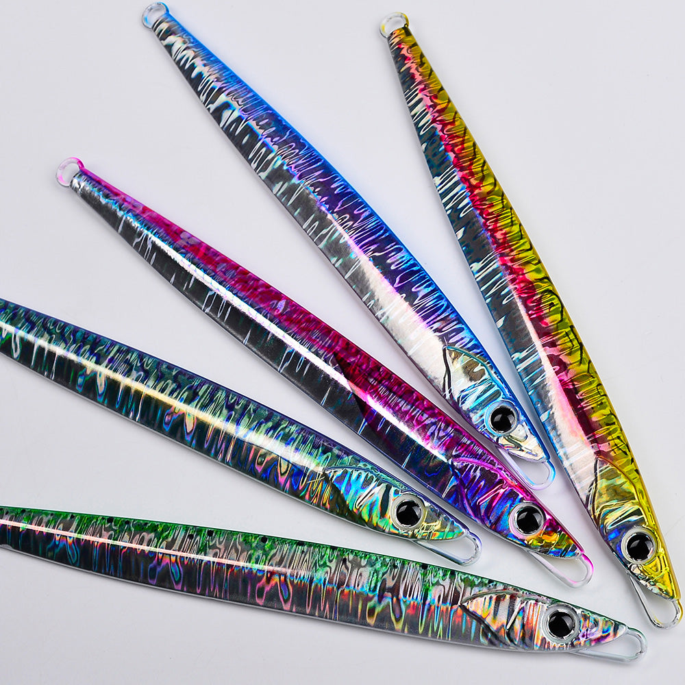 KATUYSHA 60-80-100-120-150-180g Long Throw Metal Lure Seawater Jigging Lure Boat Fishing Bait Glowing Sea Fishing Lure