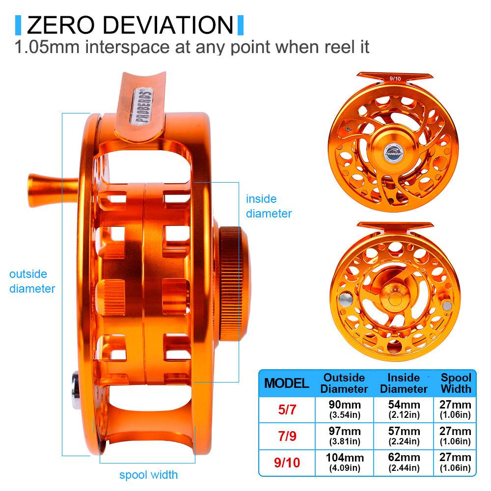 PROBEROS® FR08N COLOR A PREMIUM SEALED BEARING FLY REEL Precision Redefined for the Discerning Angler - Proberos