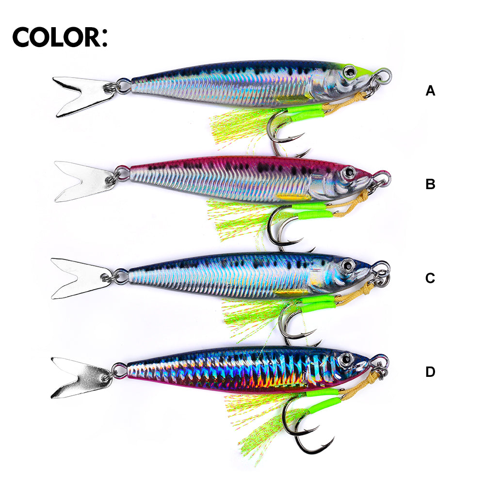 KATUYSHA Metal Jig Fishing Lure Swimbait Spinner Sea Tackle Kit Pesca Artificial Bait Cast 3D Laser Wobbler Pike Spoon Carp Hook