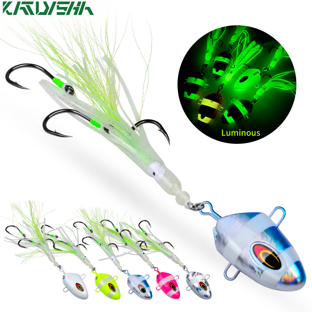 KATUYSHA Metal Jig Fishing Lure Cast Hook Pesca Artificial Bait Swimbait 3D Laser Wobbler Pike Spoon Carp Spinner Sea Tackle Kit