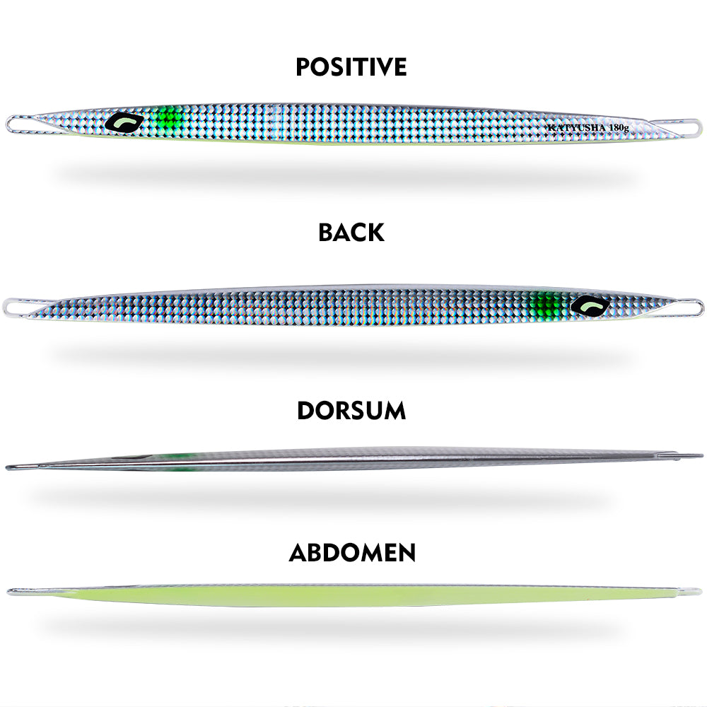 KATUYSHA Metal Jig Fishing Lure Swimbait Spinner Cast 3D Laser Wobbler Pike Spoon Carp Hook Sea Tackle Kit Pesca Artificial Bait