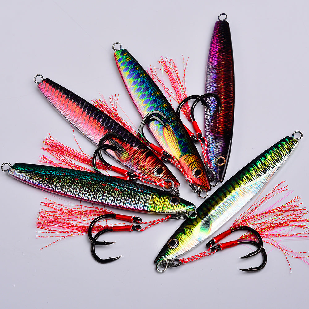KATUYSHA Metal Jig Fishing Lure Cast Hook Swimbait 3D Laser Wobbler Pike Spoon Carp Spinner Sea Tackle Kit Pesca Artificial Bait