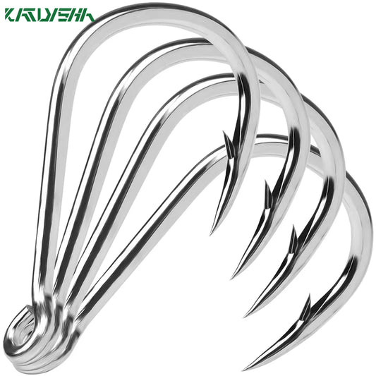 KATUYSHA Jig Fishing Hook High Carbon Steel - Barbed with Hydrophilic Coating for Faster Sinking