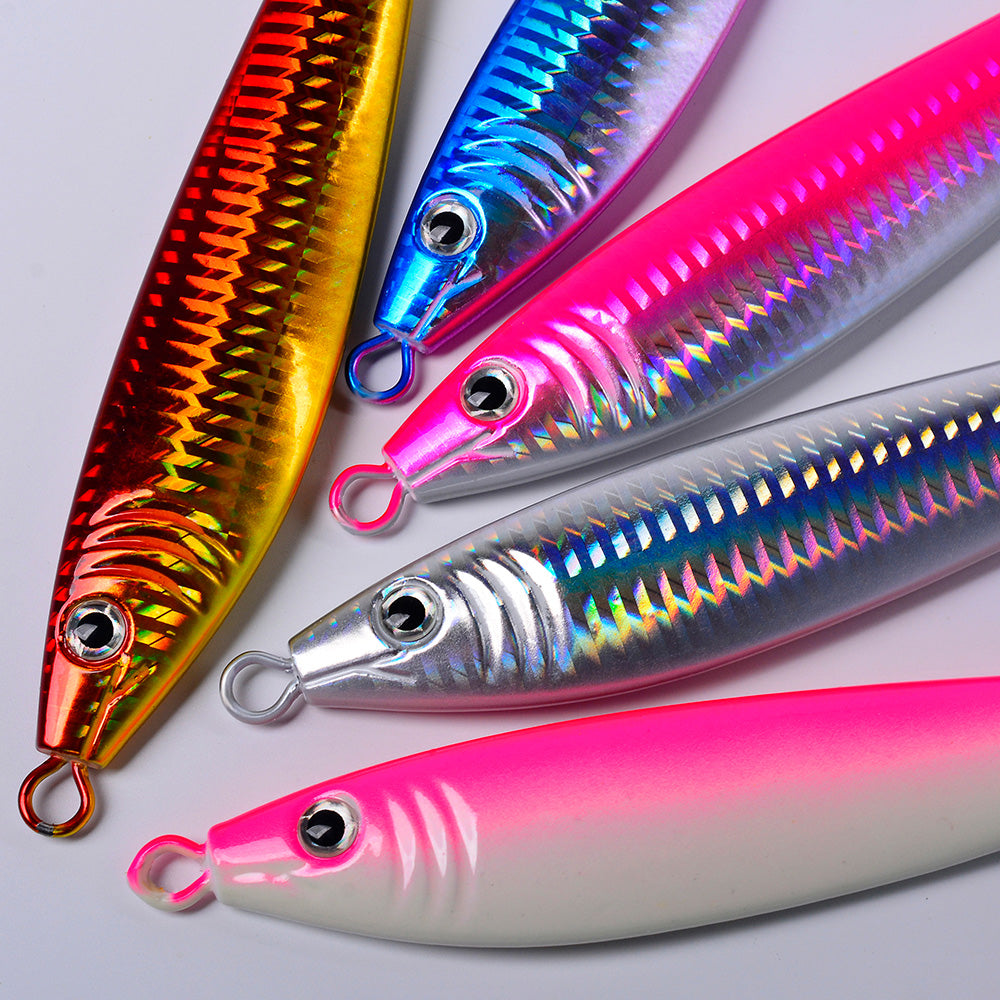 KATUYSHA Metal Jig Fishing Lure Cast Hook Swimbait 3D Laser Wobbler Pike Spoon Carp Spinner Sea Tackle Kit Pesca Artificial Bait