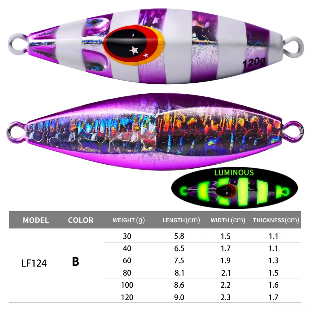 KATUYSHA Metal Jigs Lures 30g-40g-60g-80g-100g-120g Trolling Saltwater Vertical Fishing Jigging Bait Long Casting Hard cebos