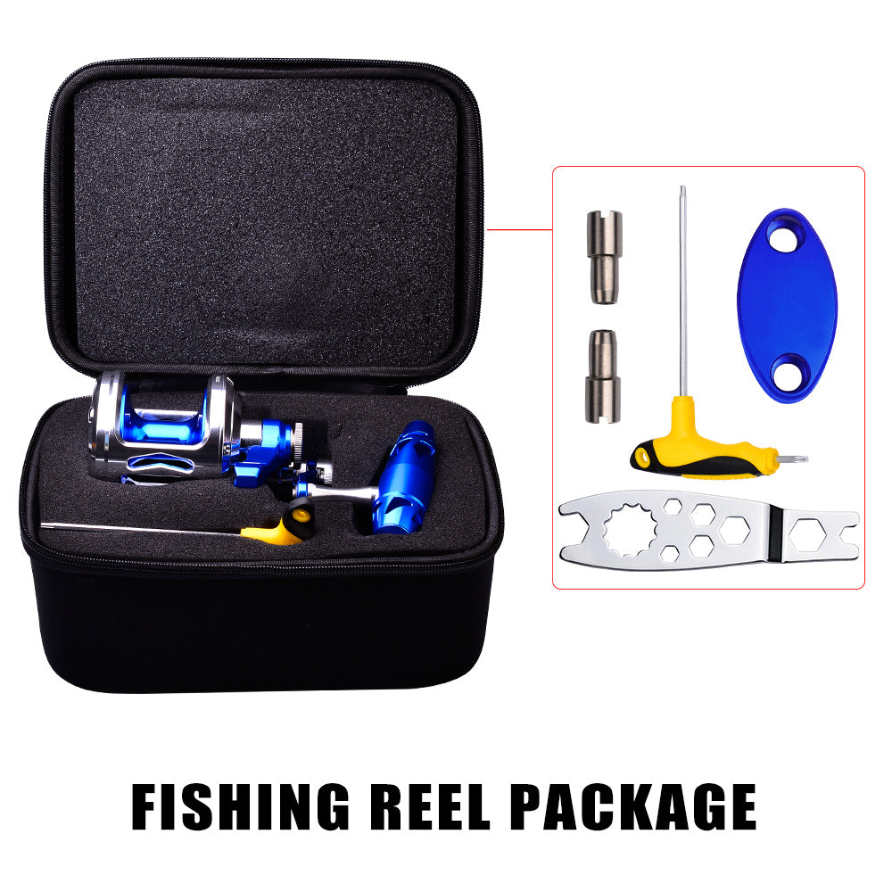 KATUYSHA KJN600 Jigging Reel - 40KG Max Drag, Smooth Fishing Reel with PE Line, Ideal for Trolling Reels