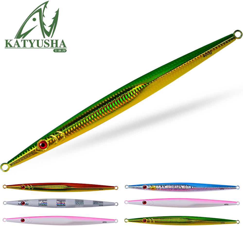 KATUYSHA 160G-200G-250G-300G-400G Glowing Sea Fishing Lure Long Throw Metal Lure Boat Fishing Bait Seawater Jigging Lure