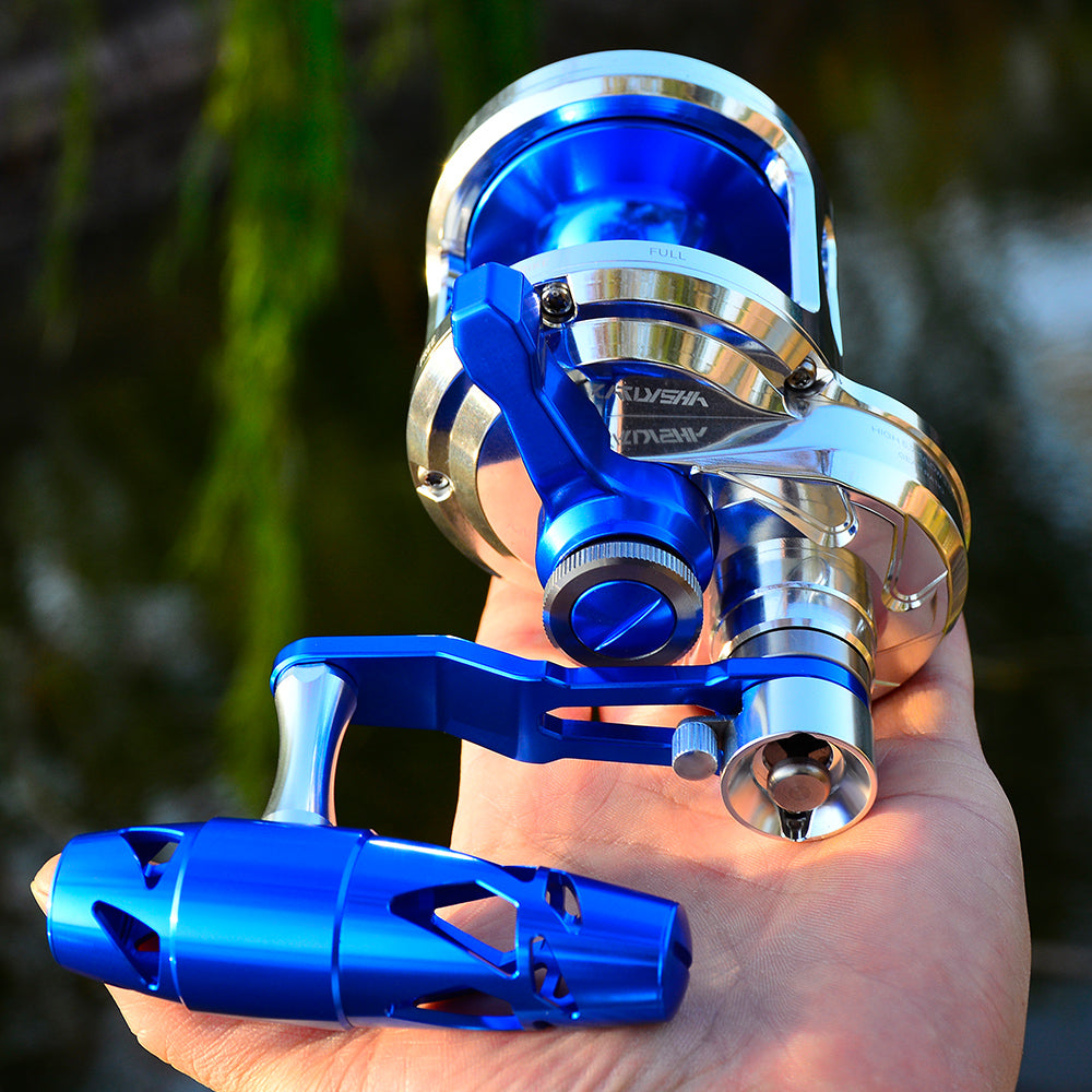 KATUYSHA KJN600 Jigging Reel - 40KG Max Drag, Smooth Fishing Reel with PE Line, Ideal for Trolling Reels
