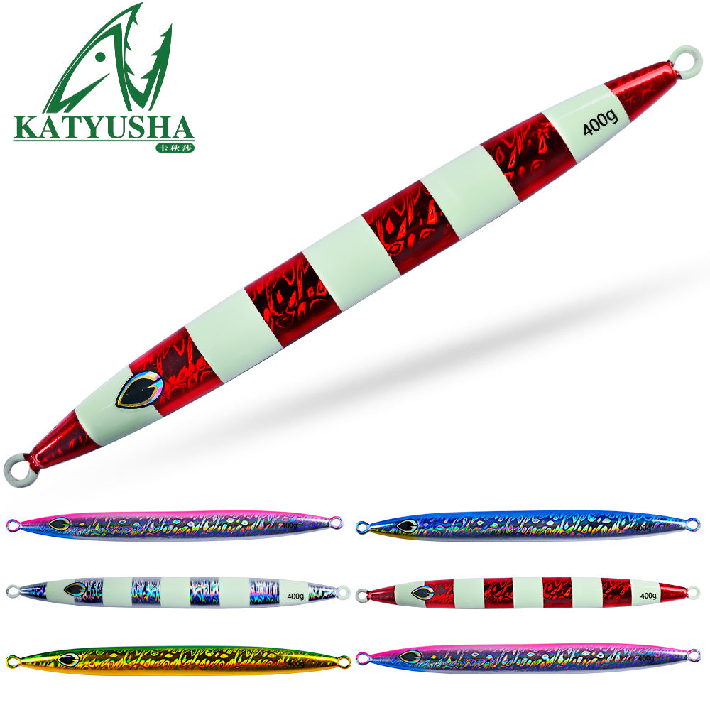 KATUYSHA 1PCS Metal Jigs Lure 120g-400g Sinking Saltwater Vertical Fishing Jigging Bait Long Casting Hard Wobbler Sea Pesca Isca