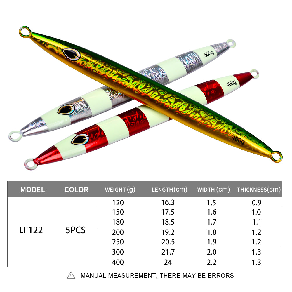 KATUYSHA 1PCS Metal Jigs Lure 120g-400g Sinking Saltwater Vertical Fishing Jigging Bait Long Casting Hard Wobbler Sea Pesca Isca