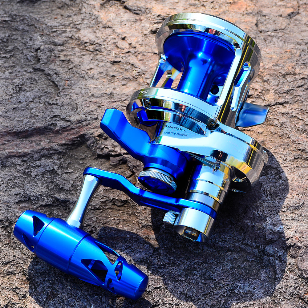 KATUYSHA KJN600 Jigging Reel - 40KG Max Drag, Smooth Fishing Reel with PE Line, Ideal for Trolling Reels