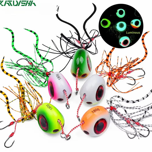 KATUYSHA  Metal Jig Fishing Lure Cast Hook Pesca Artificial Bait Swimbait 3D Laser Wobbler Pike Spoon Carp Spinner Sea Tackle Kit