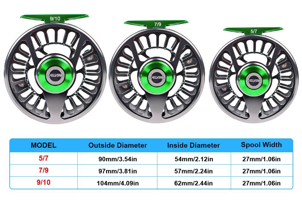 PROBEROS® FR05N COLOR B PREMIUM SEALED BEARING FLY REEL Precision Redefined for the Discerning Angler - Proberos