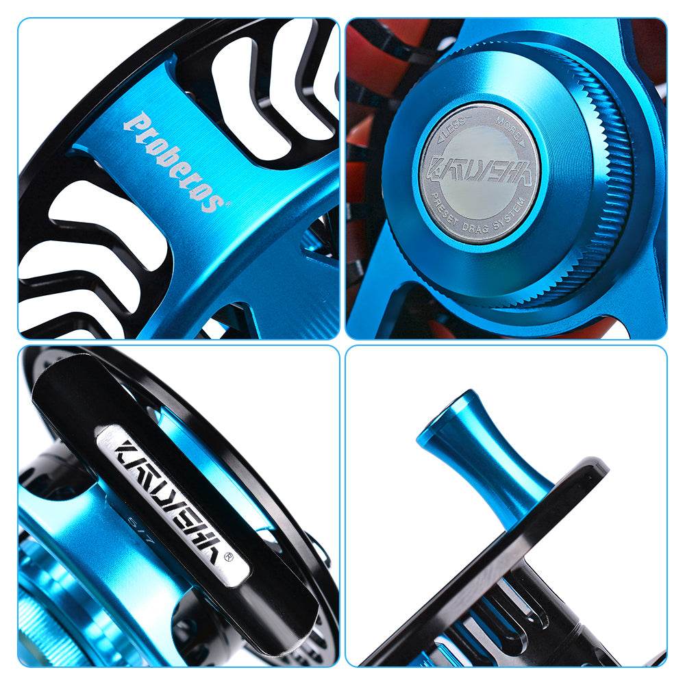 PROBEROS® FR05N COLOR C PREMIUM SEALED BEARING FLY REEL Precision Redefined for the Discerning Angler - Proberos
