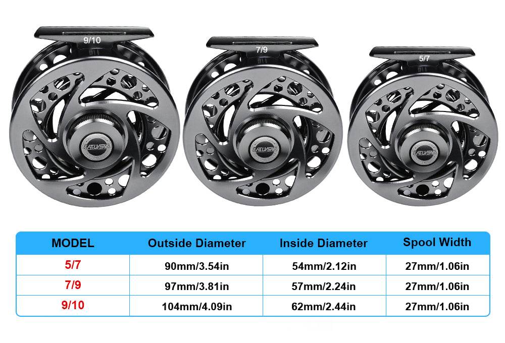 PROBEROS® FR07N COLOR A PREMIUM SEALED BEARING FLY REEL Precision Redefined for the Discerning Angler - Proberos