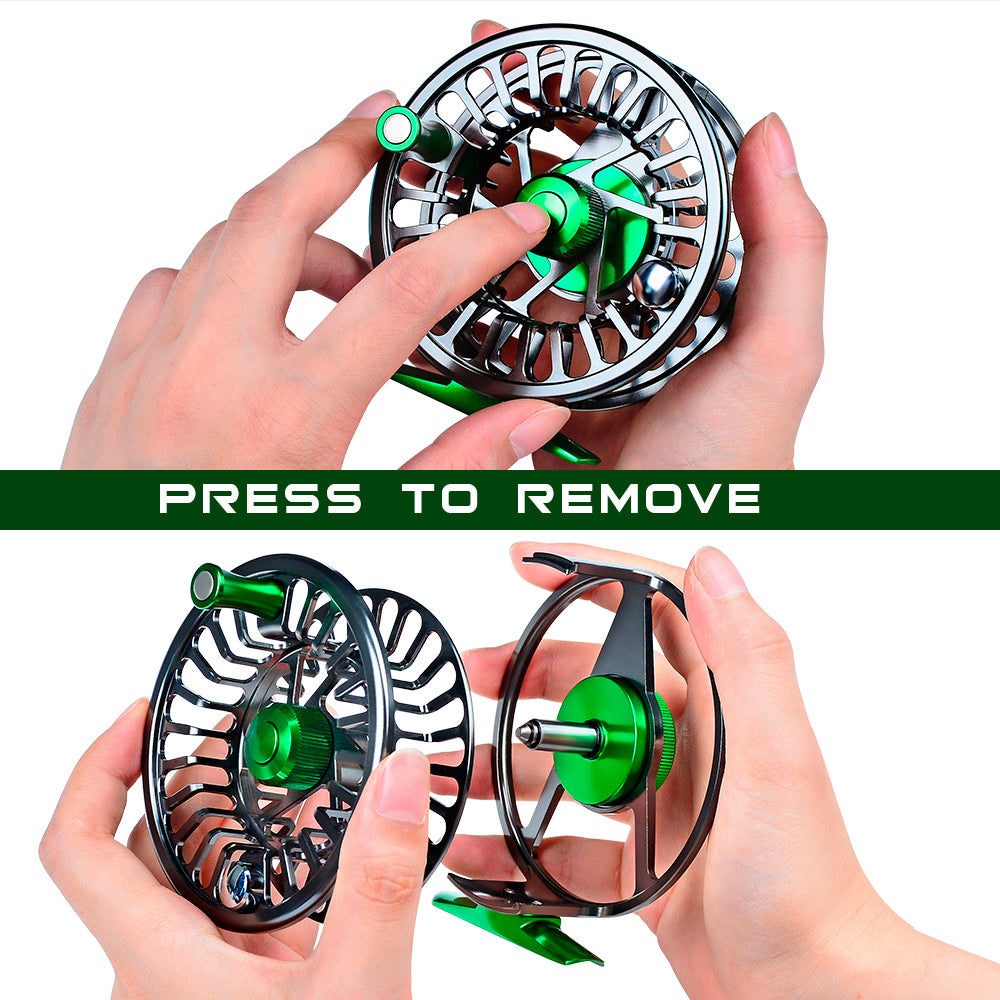 KATUYSHA Fly Reel 5/7 7/9 9/10Fly Fishing Reel Full Aluminum Metal Fly Fishing Reel
