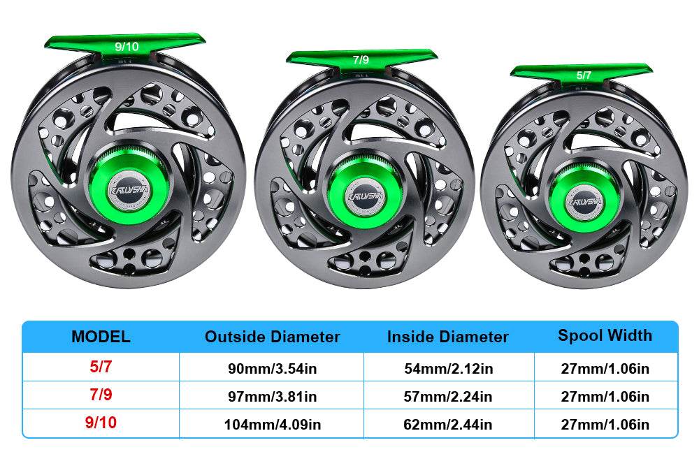 PROBEROS® FR07N COLOR D PREMIUM SEALED BEARING FLY REEL Precision Redefined for the Discerning Angler - Proberos
