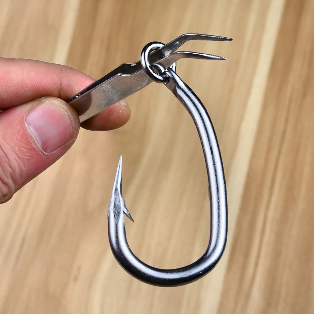 KATUYSHA 20Pcs Saltwater Fishing Hooks Tuna Hooks 10/0-11/0-12/0-13/0-14/0-15/0-16/0# Stainless Steel Fishhooks Jigging Hooks