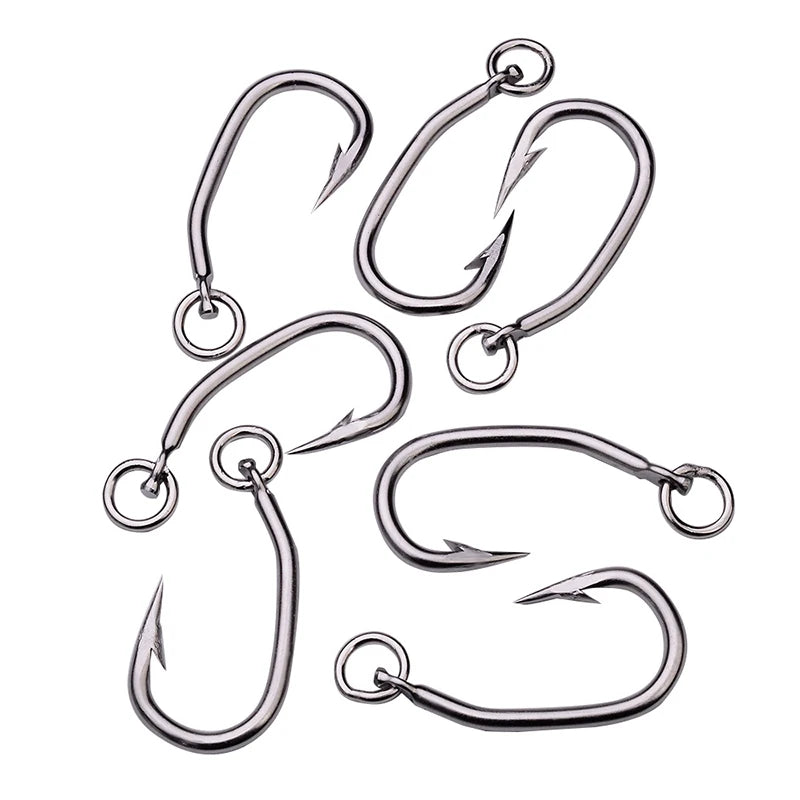 KATUYSHA 20Pcs Saltwater Fishing Hooks Tuna Hooks 10/0-11/0-12/0-13/0-14/0-15/0-16/0# Stainless Steel Fishhooks Jigging Hooks