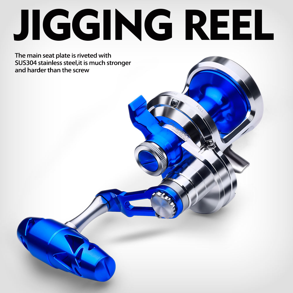 KATUYSHA JN08-JN10 Series Jigging Reels - 40KG/25KG Max Drag Fishing Reels for Trolling