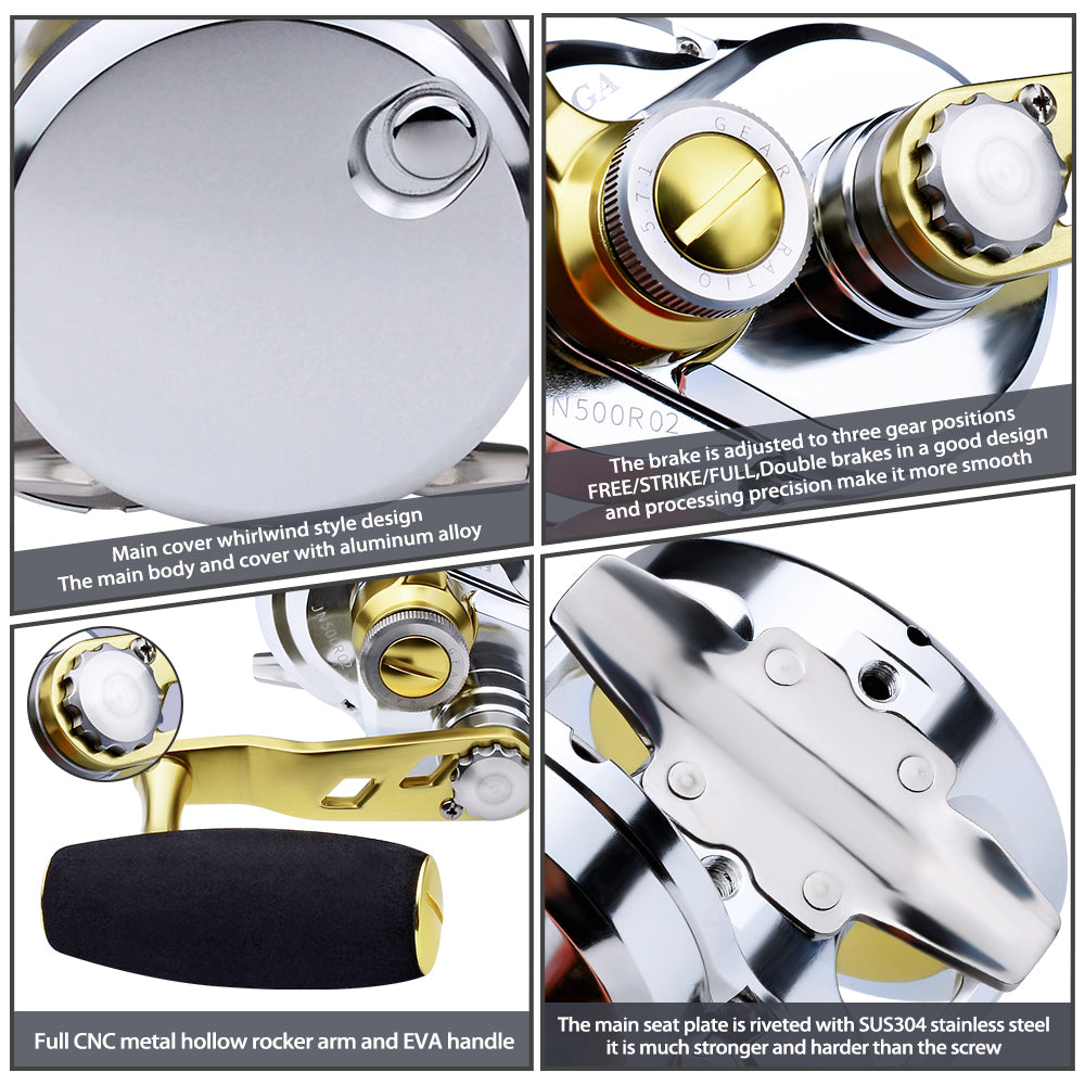 KATUYSHA JN500 L/R02 Jigging Reels