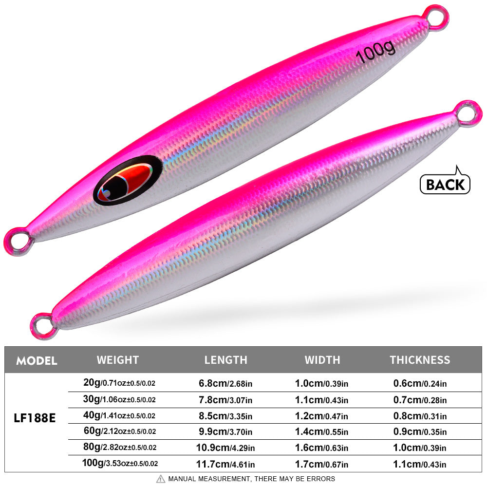 KATYUSHA Metal Jig Lure, 20g-100g, Realistic Scale Design Offshore Fishing Jig