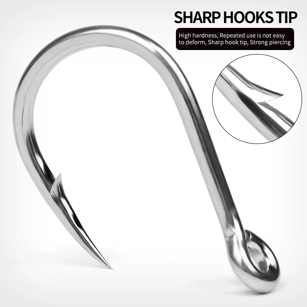 KATUYSHA Jig Fishing Hook High Carbon Steel - Barbed with Hydrophilic Coating for Faster Sinking