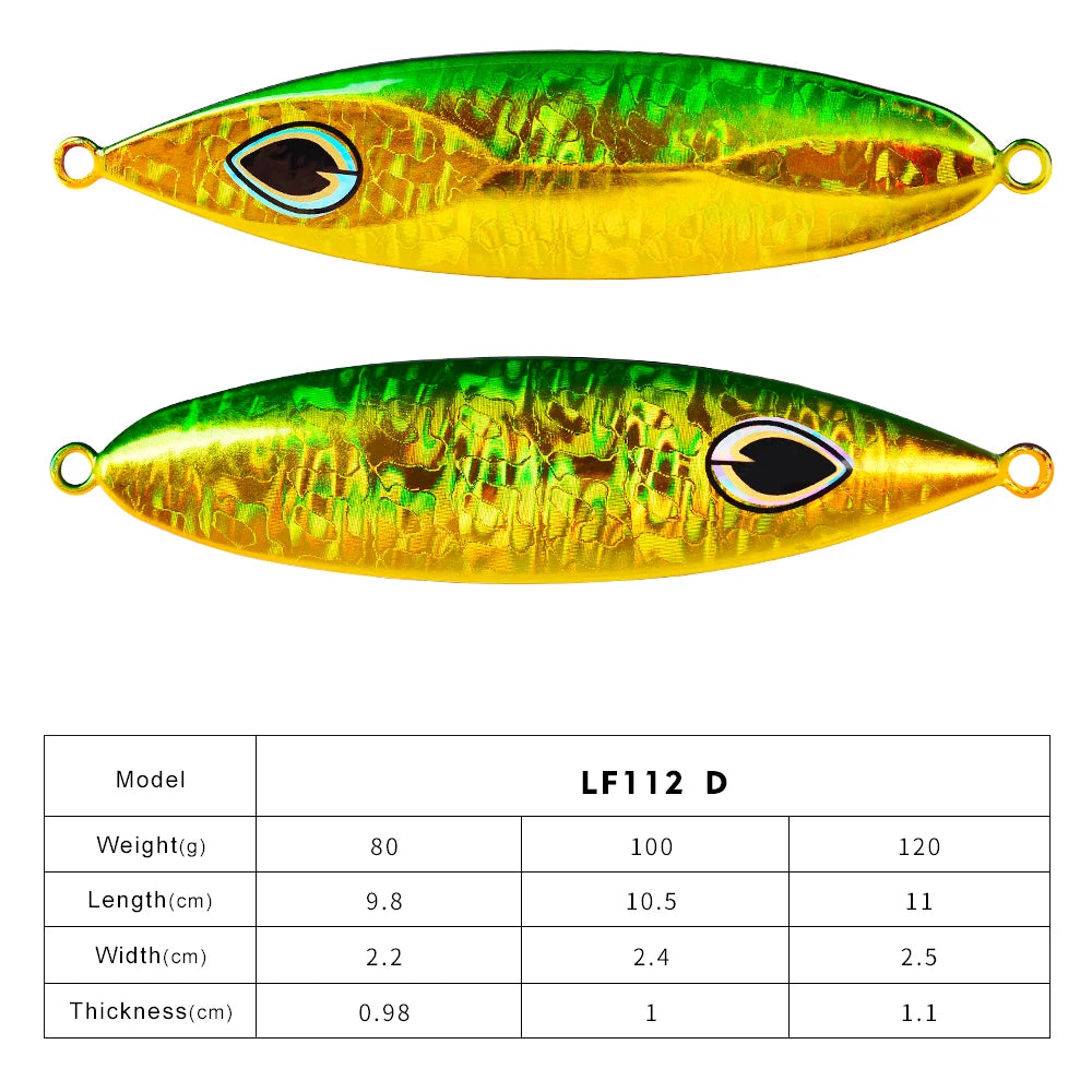 KATUYSHA glowing sea fishing lure seawater jigging lure long throw metal lure boat fishing bait