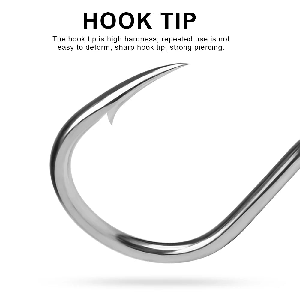 KATUYSHA Jig Fishing Hook High Carbon Steel - Barbed with Hydrophilic Coating for Faster Sinking