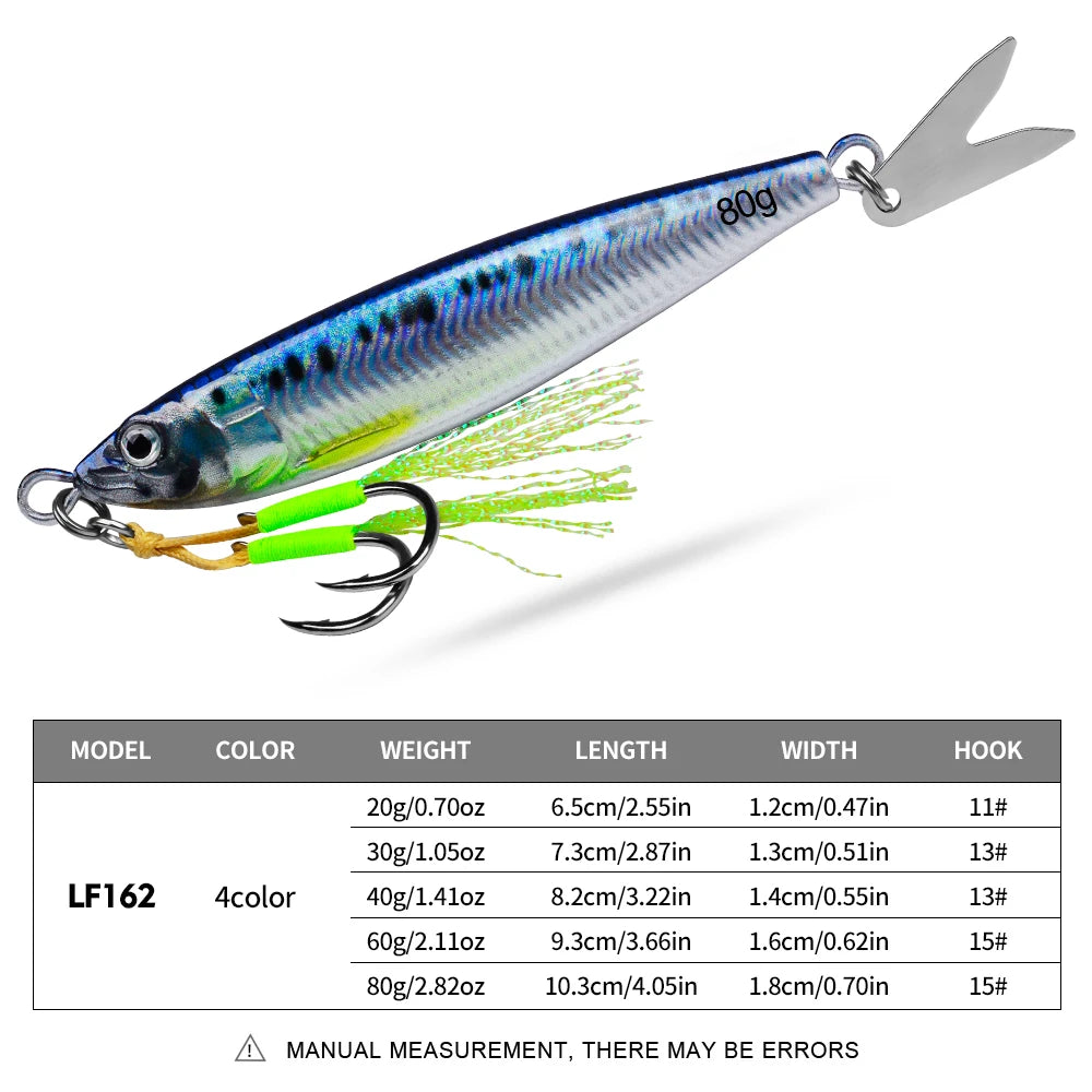 KATUYSHA Metal Jig Fishing Lure Swimbait Spinner Sea Tackle Kit Pesca Artificial Bait Cast 3D Laser Wobbler Pike Spoon Carp Hook