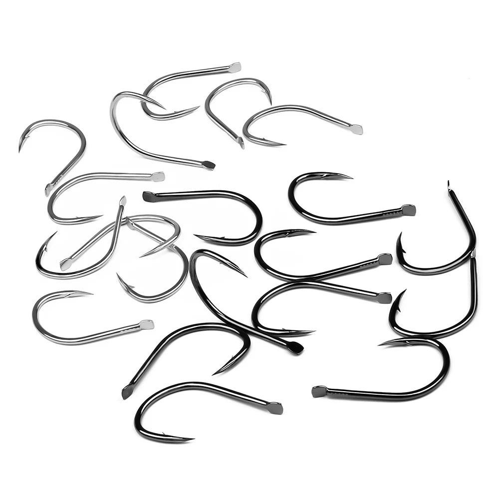 KATUYSHA 1Pcs/lot High Carbon Steel Jig Fishing Hook - Corrosion-Resistant Barbed for Wholesale