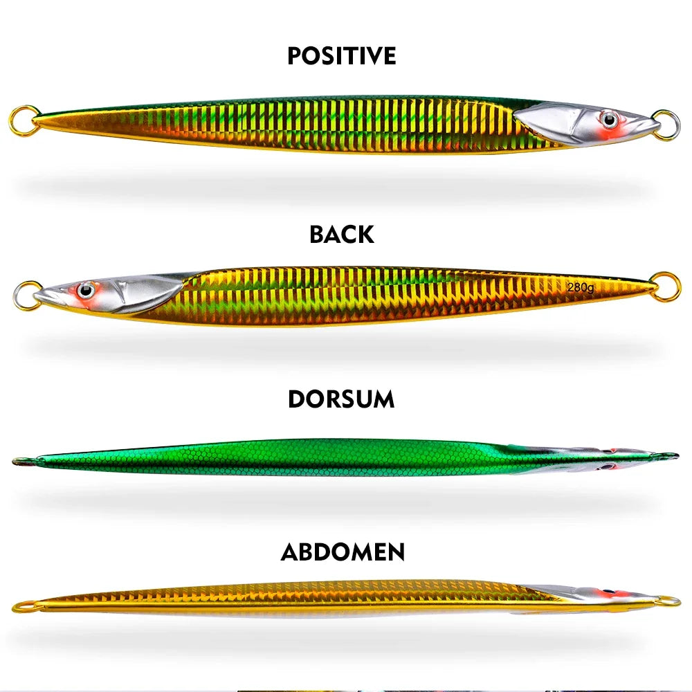 1PC KATUYSHA Metal Fishing Lure 180-200-230-250-280g Artificial Jig Baits Hard Wobblers Fast Trolling Jigging Sea pesca Isca