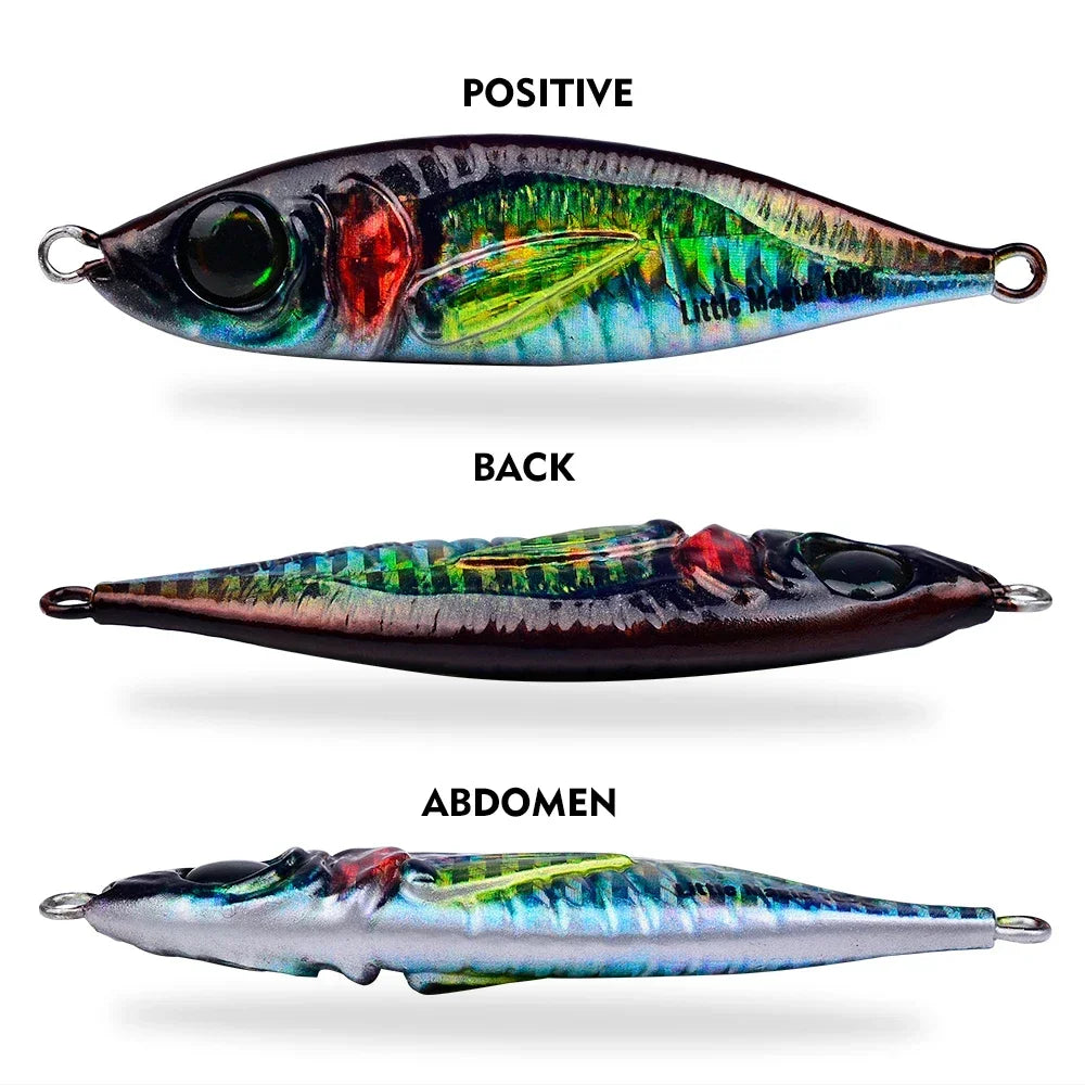 KATUYSHA 1PCS Sea Fishing Jigs Bait 80G-200G Metal Jigging Lure Artificial Hard Wobbler Sinking Fishing Isca Bass Fishing Tackle
