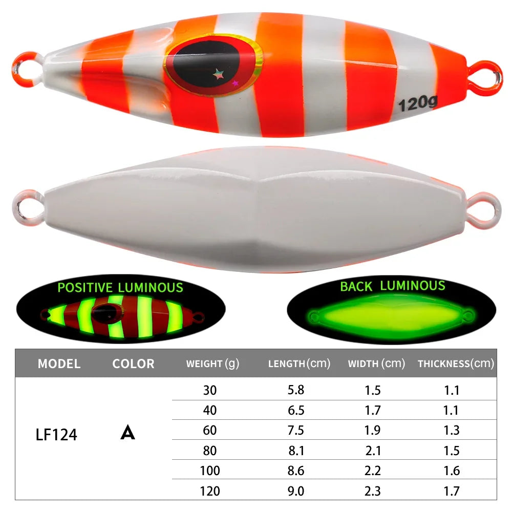 KATUYSHA Metal Jigs Lures 30g-40g-60g-80g-100g-120g Trolling Saltwater Vertical Fishing Jigging Bait Long Casting Hard cebos