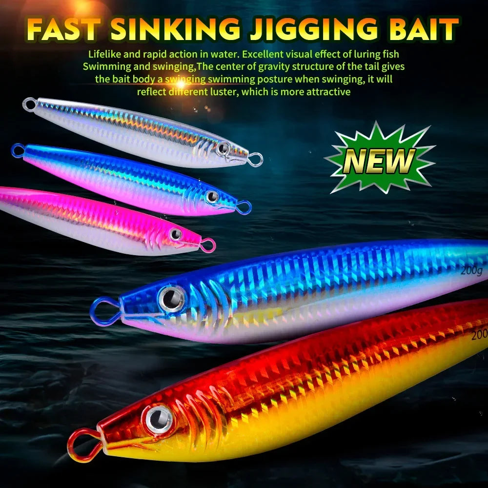 KATUYSHA Metal Jig Fishing Lure Cast Hook Swimbait 3D Laser Wobbler Pike Spoon Carp Spinner Sea Tackle Kit Pesca Artificial Bait