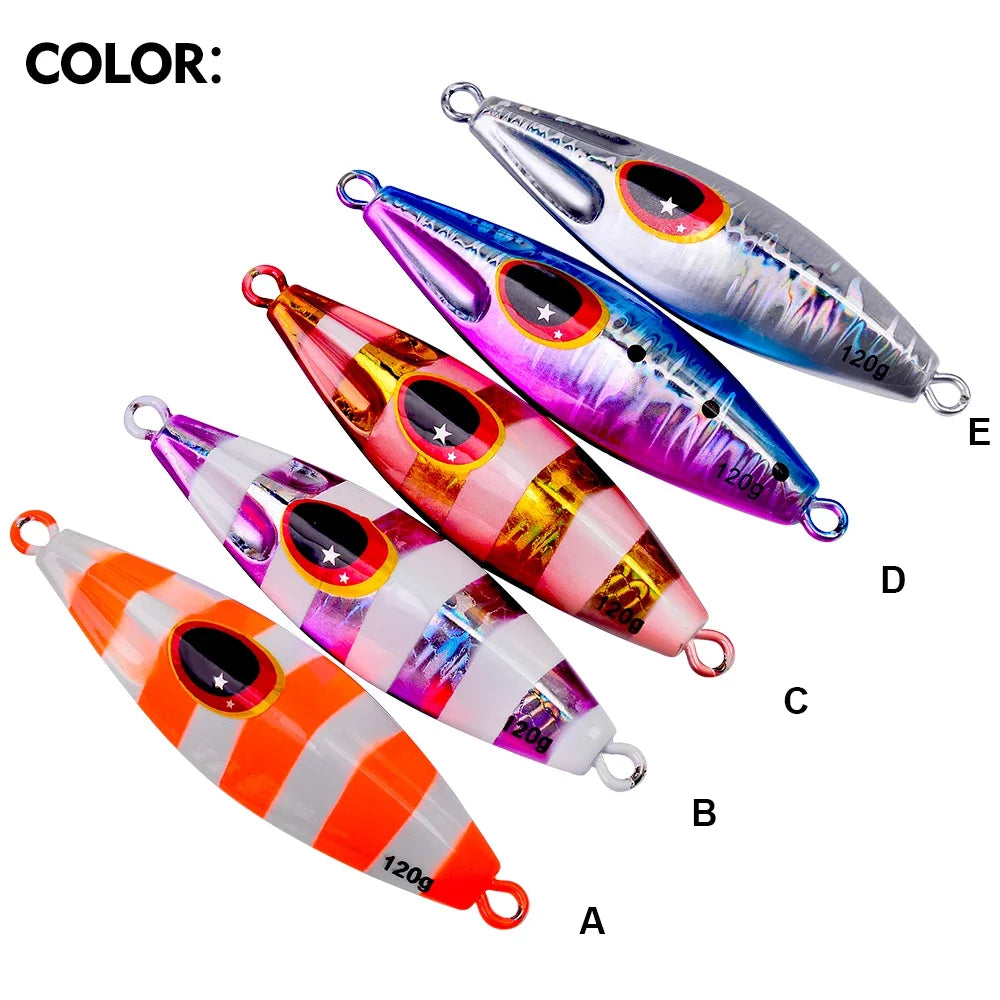 KATUYSHA Metal Jigs Lures 30g-40g-60g-80g-100g-120g Trolling Saltwater Vertical Fishing Jigging Bait Long Casting Hard cebos