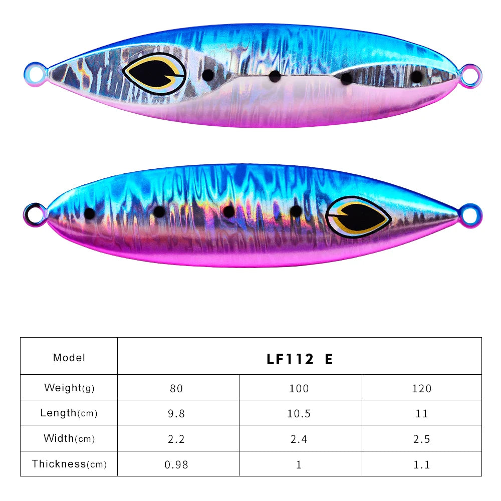 KATUYSHA glowing sea fishing lure seawater jigging lure long throw metal lure boat fishing bait