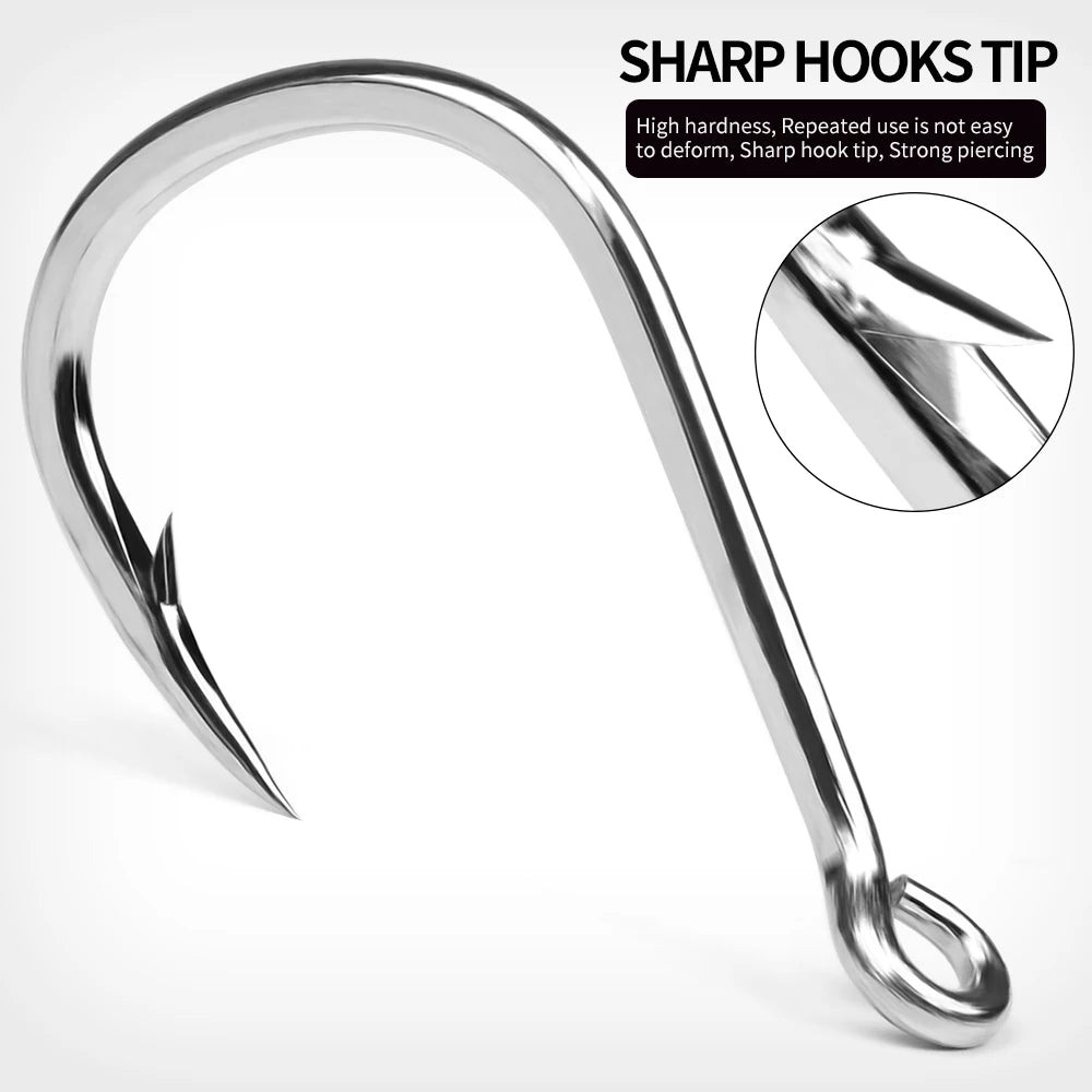 KATUYSHA Jig Fishing Hook High Carbon Steel - Barbed with Hydrophilic Coating for Faster Sinking