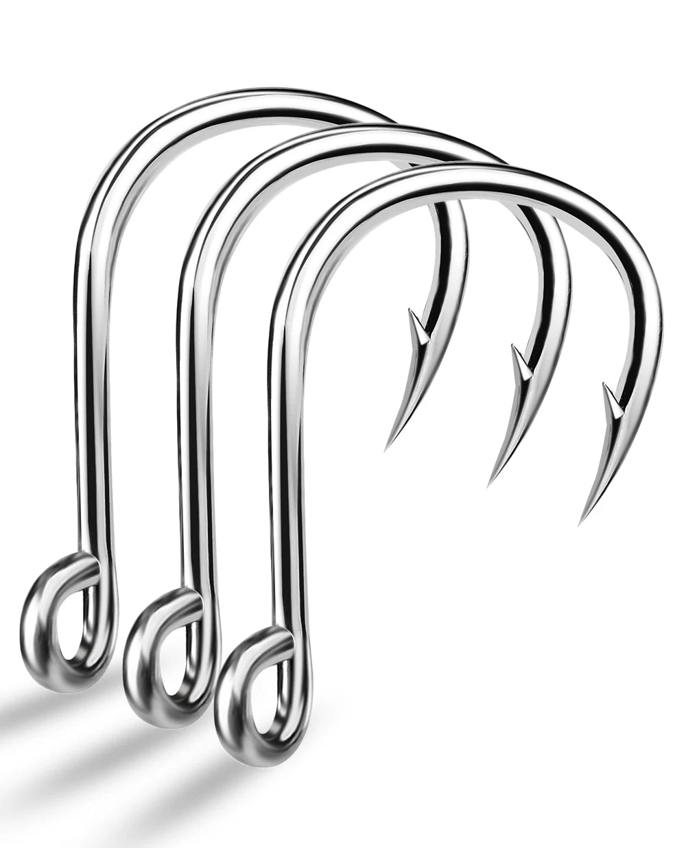 KATUYSHA Wholesale Barbed Jig Hooks - High Carbon Steel Offset Bend for Deep Hooking