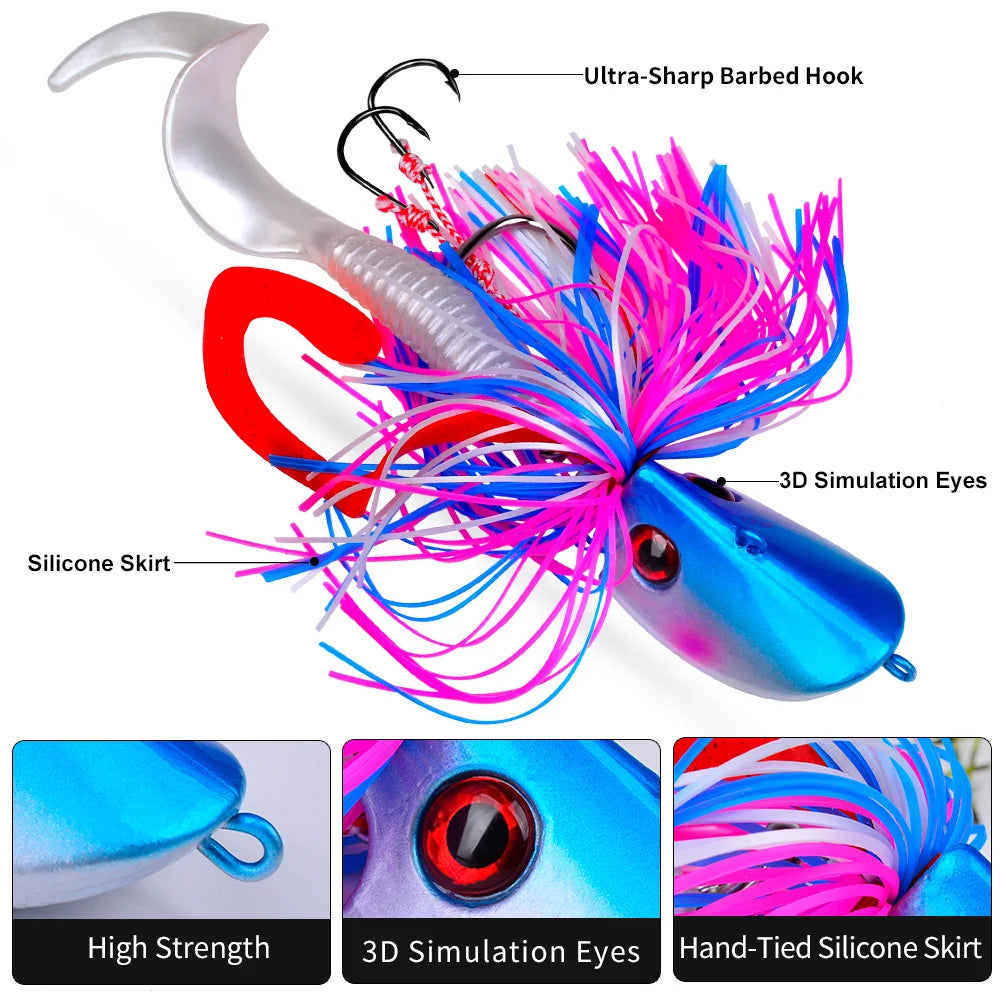 KATUYSHA Metal Jig Fishing Lure Swimbait 3D Laser Wobbler Pike Spoon Carp Spinner Sea Tackle Kit Cast Hook Pesca Artificial Bait
