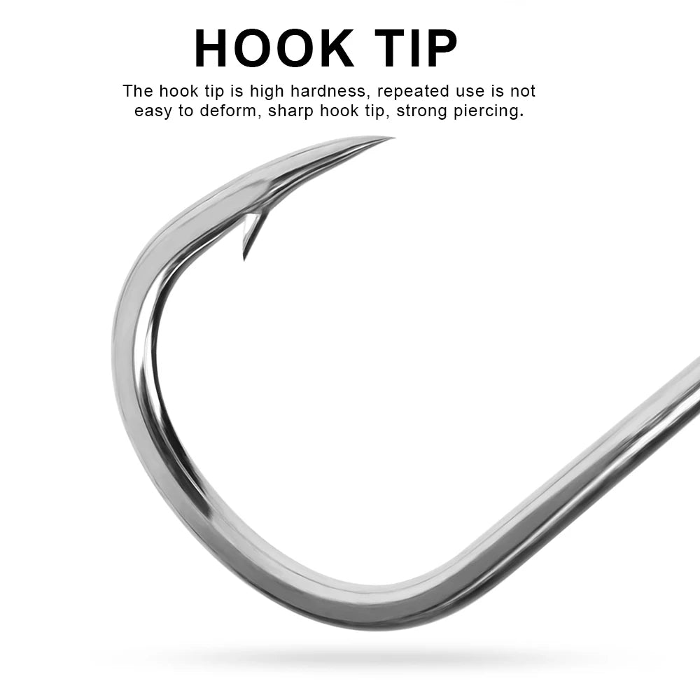 KATUYSHA Jig Fishing Hook High Carbon Steel - Barbed with Hydrophilic Coating for Faster Sinking
