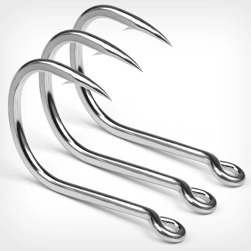 KATUYSHA Jig Fishing Hook High Carbon Steel - Barbed with Hydrophilic Coating for Faster Sinking