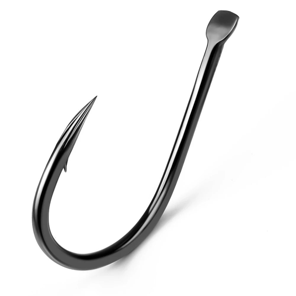 KATUYSHA 1Pcs/lot High Carbon Steel Jig Fishing Hook - Corrosion-Resistant Barbed for Wholesale