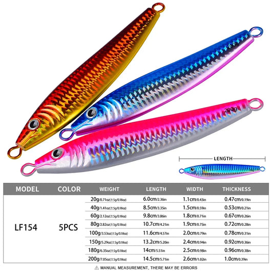KATUYSHA  Metal Jig Fishing Lure Cast Hook Swimbait 3D Laser Wobbler Pike Spoon Carp Spinner Sea Tackle Kit Pesca Artificial Bait