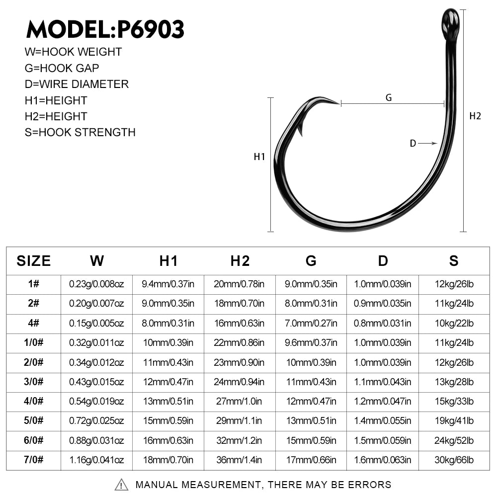 KATUYSHA 4#-7/0# Wholesale Anti-Rust Jig Hooks - High Carbon Steel with Fast Penetration Micro-Serrated Tip
