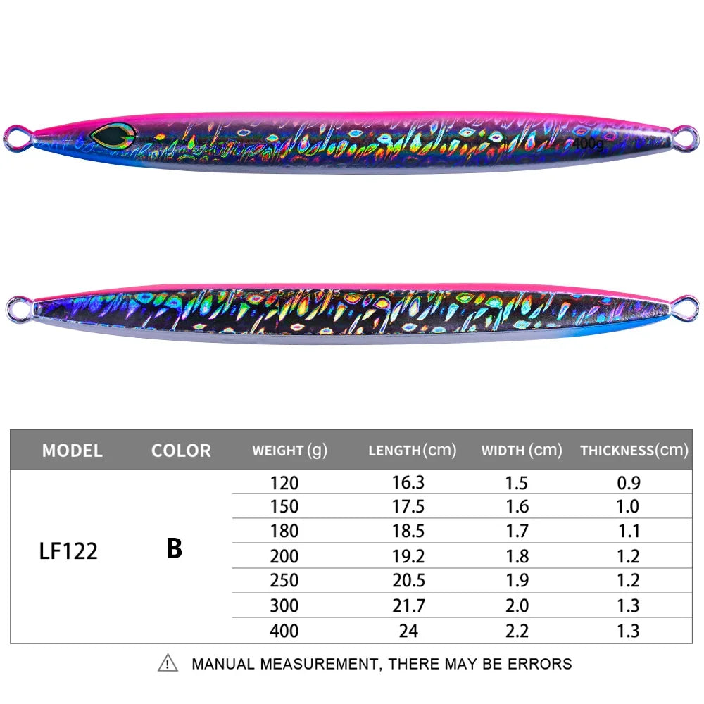 KATUYSHA 1PCS Metal Jigs Lure 120g-400g Sinking Saltwater Vertical Fishing Jigging Bait Long Casting Hard Wobbler Sea Pesca Isca