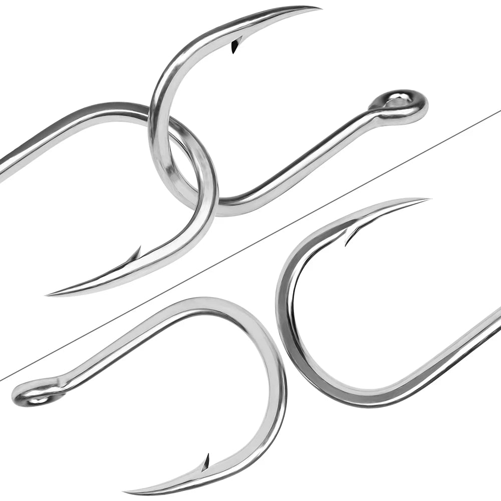 KATUYSHA Jig Fishing Hook High Carbon Steel - Barbed with Hydrophilic Coating for Faster Sinking